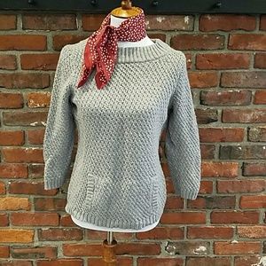 Grey Pocket Sweater